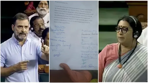 Rahul Gandhi and Smriti Irani 1
