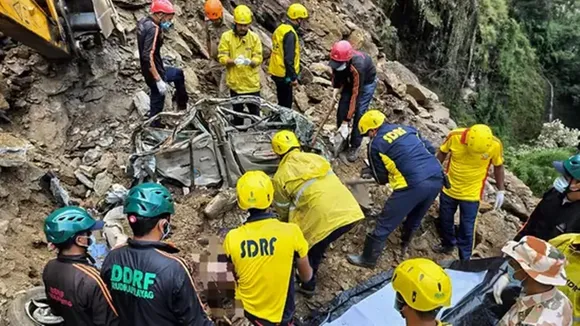 Five pilgrims,landslide,Kedarnath,Uttarakhand,Rudraprayag"