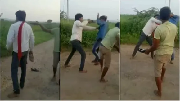 up dalit beaten, up police, uttar pradesh police, up police dalit man, dalit man slippers beaten"