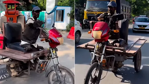 video of Person without hands and legs,Person without hands and legs,बिना हाथ पैर के शख्स का वीडियो,Inspirational man,Inspirational Video,Motivational video,motivational video about life,Heart Touching Video,trending video,Viral News,Viral video,no limbs man video,no limbs man viral video,unbelievable,Unbelievable story,heart touching story,Jugad Gaadi,Disabled Man Driving Jugad Gaadi,Disabled Man,Disabled Man Driving vehical