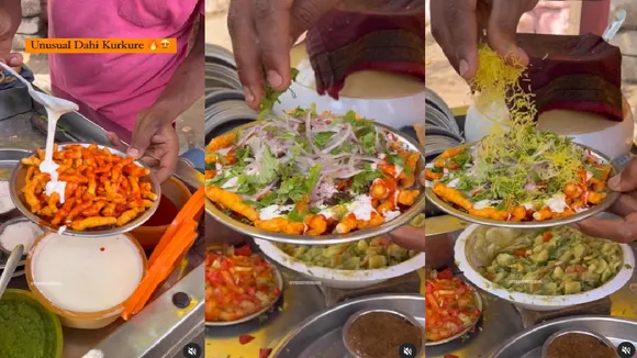 Indian Street food, worst indian street food, most unhealthy street food in india, street food of india, viral news, indian street food list, dahi puri news, papdi chaat, Viral Video, viral, trending, trending news, news, Kurkure, Dahi, curd, Dahi Kurkure, Chaat, Food, Foodie, Food lover, Street snacks, Snacks, Street vendor
