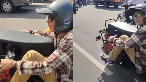 Scooter unique design video goes viral
