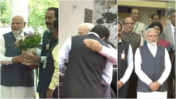 PM Modi meets isro scientists, PM Modi Bengaluru visit live updates, PM Modi isro scientists meeting live updates, Chandrayaan 3 landing, Chandrayaan 3 successful moon landing