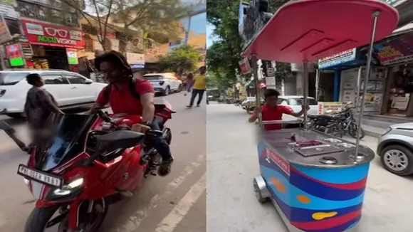 bike run stall on road, delhi biker run stall on road, weird news, latest news, trending news, ajabgajab, shocking news, latest news in hindi, weird news in hindi, ajabgajab, viral news, hatke news, amazing news in