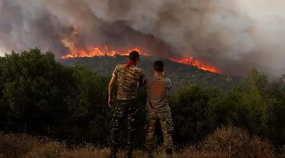 greece wildfire