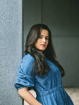 Prajakta Gaikwad Denim Dress