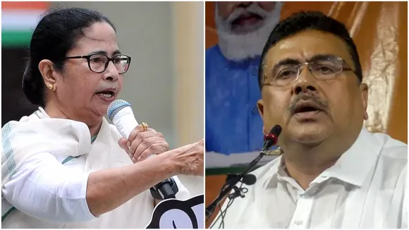 Sandeshkhali mamata banerje suvendu adhikari section 144 police