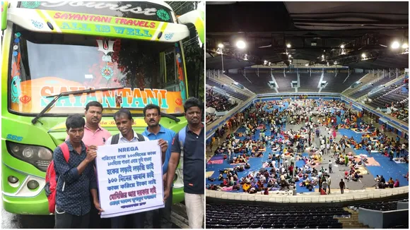 Busdriver have doubt to reach delhi with tmc workers on scheduld day