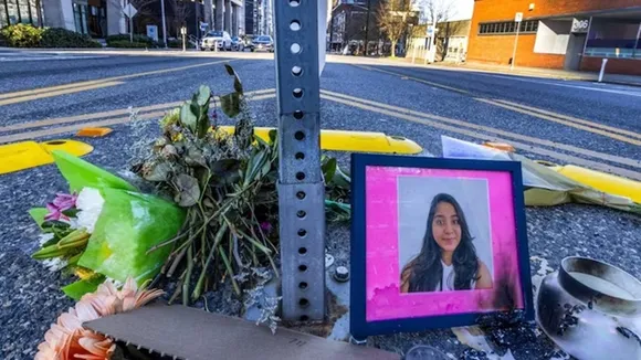 jaahnavi kandula, jaahnavi kandula news, jaahnavi kandula viral video, jaahnavi kandula video, jaahnavi kandula death, jaahnavi kandula northeastern university, jaahnavi kandula latest news, seattle, seattle police department, Daniel Auderer, Indian student killed in US, Indian student killed in Seattle, Kevin Dave, US cop laughing
