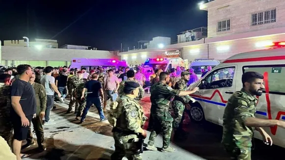 iraq, iraq fire, fire in iraq, massive fire in iraq, fire in weeding hall, iraq wedding hall fire, Christian wedding, Christian wedding hall iraq, iraq fire news, iraq news, iraq latest news, breaking news, northern Iraq, fire in northern Iraq"