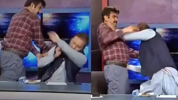 Pakistan, Politicians, On-Air Fistfight, Viral Video, Talk Show, Senator Afnan Ullah Khan, Sher Afzal Khan Marwat, PTI, PML-N