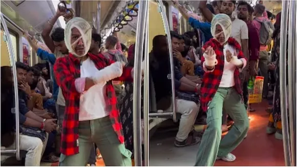 srk, jawan, bandage wrapped avatar, metro, dance video, trending, trending stories, woman,
