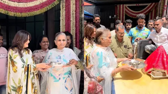 Salman Khan sisters Arpita Khan Sharma welcome Ganpati Bappa home