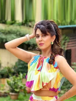 Maadhavi Nemkar Colorful Dress