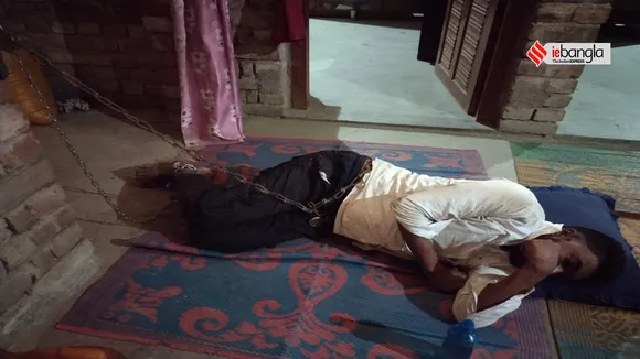 the son in law was chained by his in laws