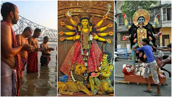 mahalaya durga puja laksmi puja and kali puja dates for next four years from 2024 to 2027 , আগামী ৪ বছর মহালয়া থেকে কালীপুজোর দিন