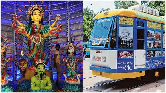 Durga Puja Parikrama on Trams in Kolkata has received great response