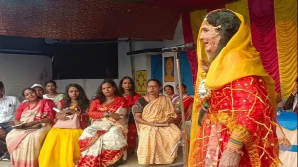 Durga puja was inaugurated in Aushgram with the puja of Brihannala