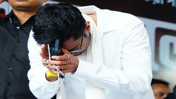 Abhishek Banerjee withdraws dharna from Raj Bhavan , রাজভবনের কাছ থেকে ধর্না প্রত্যাহার অভিষেক ব্যানার্জীর
