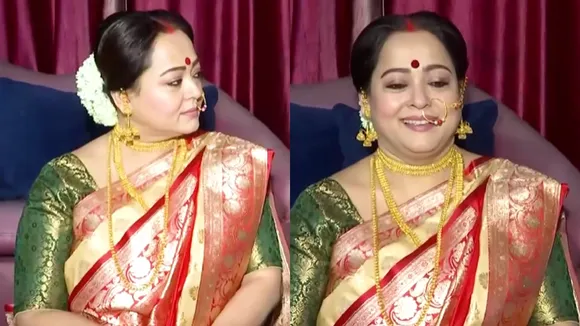 aparajit addy, aprajita home pujo, aparajita auddy lakshmi pujo, lakshmi puja 2023,অপরাজিতা আধ্য, trending news, trending news today, trending news update, viral story, tollywood news, entertainment news, latest entertainment news, বিনোদন, আজকের বিনোদনের খবর, ie entertainment news, entertainment update, Indian express entertainment news, আজকের বাংলা খবর, bangla news today, today bengali news