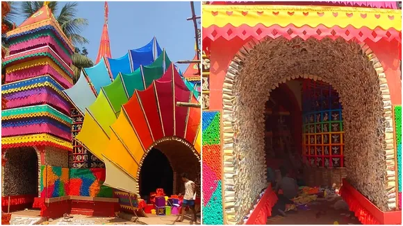 pujo theme at telengabagan