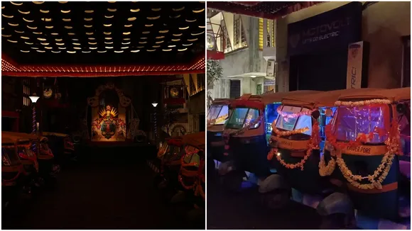 "Durga Puja 2023, Hazra , Auto