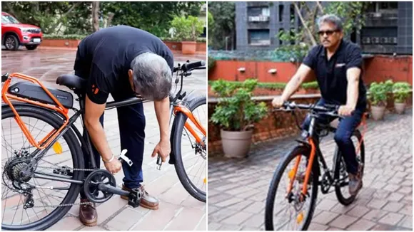 IIT-B,anand mahindra,world’s first foldable diamond frame e-bike,IIt bombay"