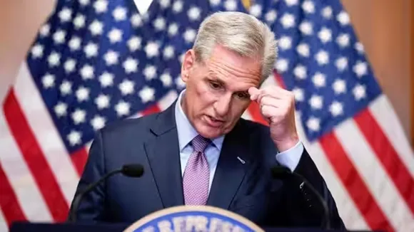 Kevin McCarthy, Speaker of the United States House of Representatives, Republican Party, kevin mccarthy, mccarthy, matt gaetz, speaker of the house, patrick mchenry, mccarthy speaker, nancy mace, steve scalise, gaetz, speaker mccarthy, kevin mccarthy news, house of representatives, hakeem jeffries, mccarthy news, house speaker, speaker of the house vote, mccarthy vote, tim burchett, mcarthy, house speaker vote, mccarthy removal, mccarthy ousted, how many votes needed to oust speaker, andy biggs"