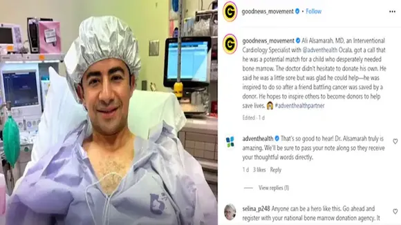 cardiologist, USA, donation, good news movement, viral post, instagram, inspiration, positivity,