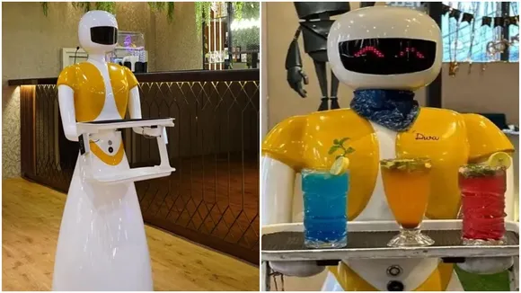 Artificial Intelligence,Lucknow robot restaurant,Robot Restaurant,The Robot Restaurant,The Yellow House"