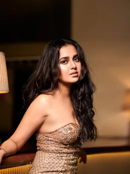 Tejaswi Prakash Off Shoulder Dress