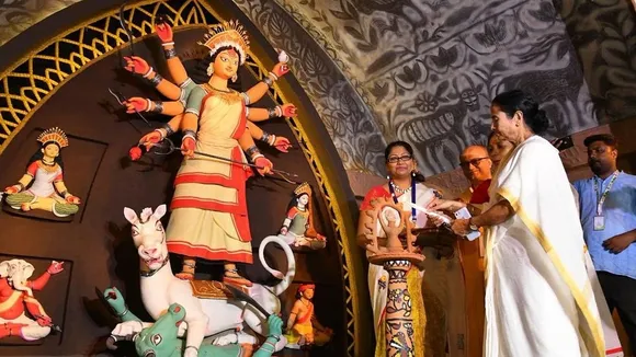 CM Mamata Banerjee will inaugurate durga puja mandap virtually before Mahalaya , এবার পিতৃপক্ষেই ভার্চুয়ালি পুজো উদ্বোধন করবেন মুখ্যমন্ত্রী মমতা ব্যানার্জী