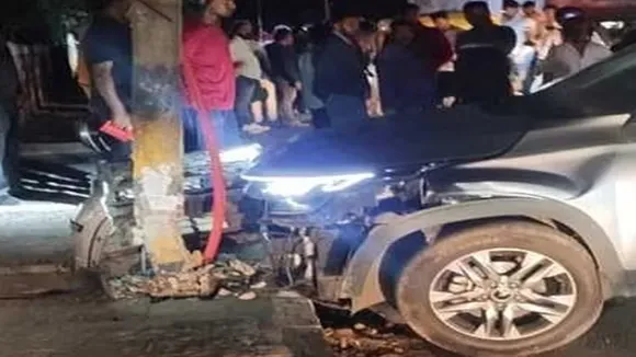 car accident by nagabhushan south actor