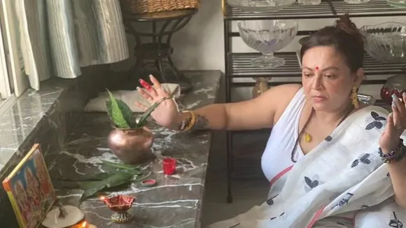 Sreelekha mitra shared her Mumbai Lakshmi Puja