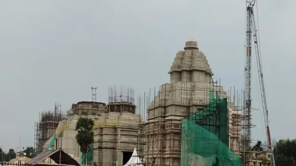construction work of Jagannath temple is progressing in Digha