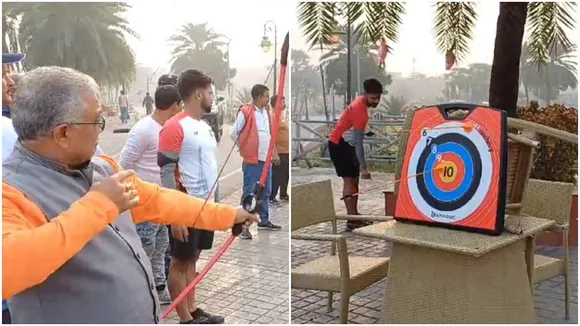 Archery by Dilip Ghosh at Eco Park