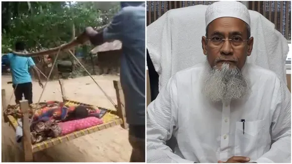 WB minister Siddiqullah Chowdhury commented that the girl from Bamangola died not because of bad road but because of fate , খারাপ রাস্তার কারণে আ্যম্বুলান্স যেতে নারাজ ফলে বামগোলায় খাটিয়া করে হাসপাতালে পৌঁছলে তরণীকে মৃত বলে ঘোষণা চিকিৎসকদের,