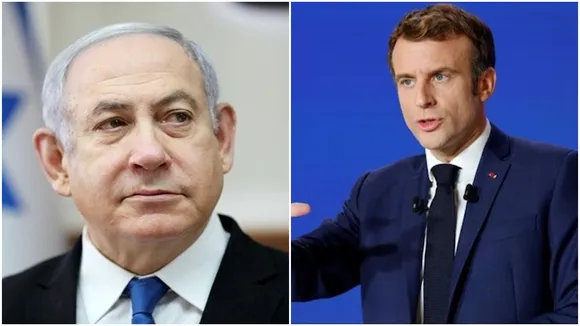 "israel, israel news, israel war news, israel hamas war, israel gaza attack, gaza, gaza boming, macron on gaza, immanuel macro, netanyahu, benjamin netanyahu",