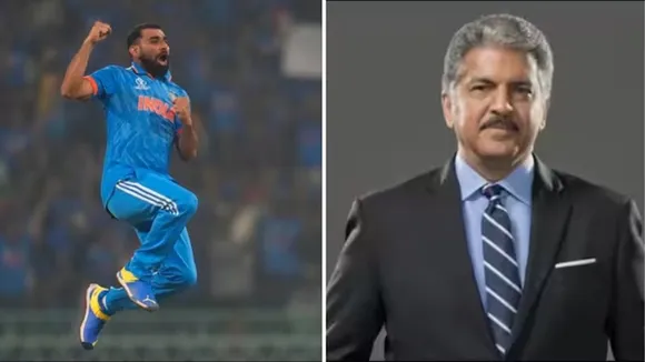 anand mahindra, mohammed shami, anand mahindra post, world cup semi final",