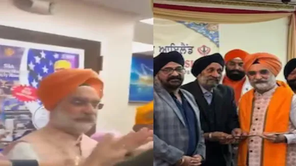 Taranjit Singh Sandhu, Taranjit Singh Sandhu heckled, Indian envoy heckled, Indian Ambassador to US heckled, Taranjit Singh Sandhu heckled in US gurdwara, Taranjit Singh Sandhu heckled new york gurdwara, Hicksville Gurdwara, Hardeep Singh Nijjar, Gurpatwant Singh Pannun, Nijjar killing, india Canada diplomatic row, india Canada tensions, india Canada relations",
