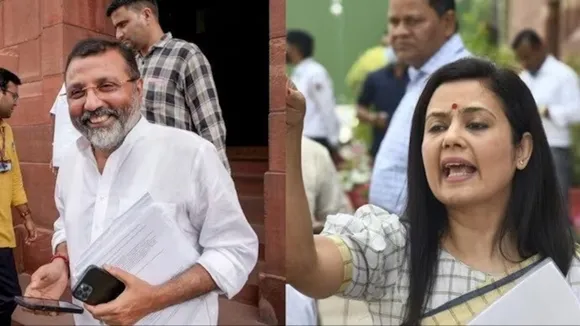 mahua moitra, ethics commitee of lok sabha, cash for query row, mahua moitra ethics panel hearing, nishikant dubey, mahua moitra walkout, vinod sonkar, mahua moitra ethics panel walkout, mahua moitra news, mahua moitra latest news, mahua moitra latest updates",