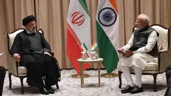 pm modi speaks to iran president israel palestine issue