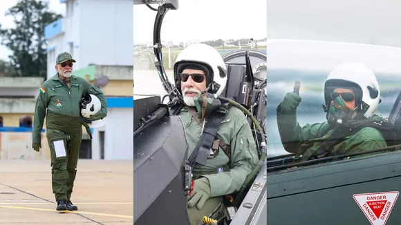 Prime Minister Narendra Modi Takes Flight In Fighter plane Tejas During Visit To HAL, See Photos