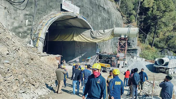 Uttarakhand Tunnel Accident Uttarkashi under construction tunnel collapse