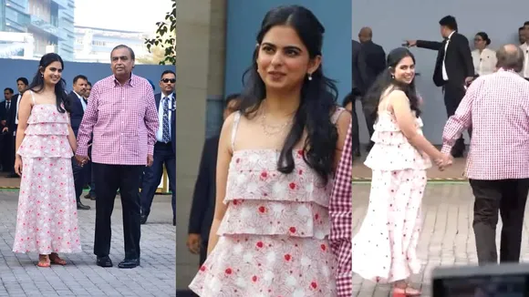 Isha Ambani wears Simple dress in her children birthday party, price of this maxi dress is more than 10 lakhs