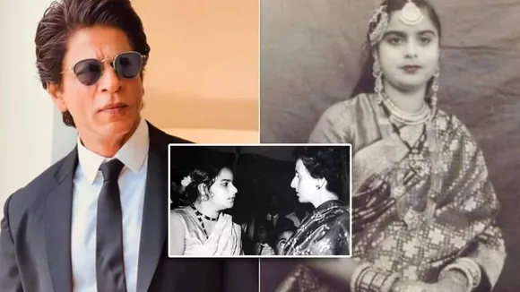 shahrukh khan mother latif fatima had a connection with former prime minister indira gandhi