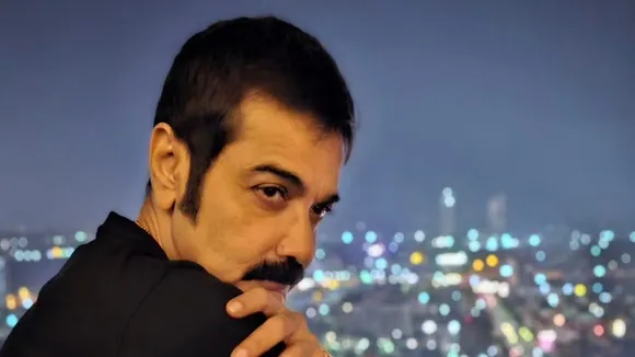 Prosenjit Chatterjee amid his new show alor kole press conference