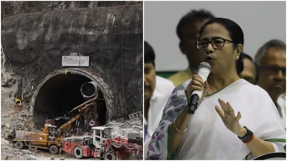 CM Mamata Banerjee sent a team to safe bring back 3 Bengal laborers trapped in the tunnel in Uttarkashi , উত্তরকাশীর সুড়ঙ্গে আটক বাংলার ৩, অপেক্ষায় পরিবার, কী পদক্ষেপ মমতার?