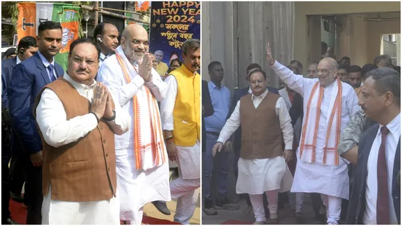 Amit Shah and Jp Nadda meet with West Bengal leadership