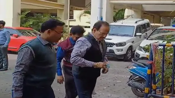 pc sorcar at ed office cgo complex , চিটফাণ্ড মামলায় সিজিও কমপ্লেক্সে ইডি দফতরে পিসি সরকার